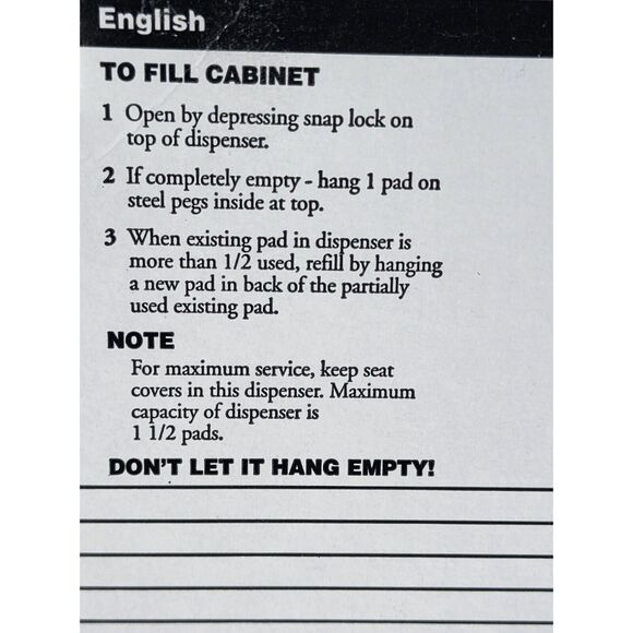 New Sanitor NeatSeat Disposable Toilet Seat Cover Refills 4 Packs 500 Pieces - Picture 4 of 4